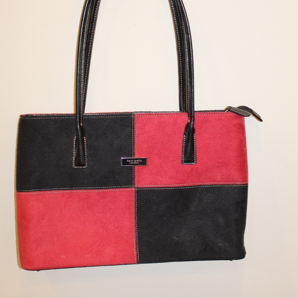 Black & Red Checkered Kate Spade Purse